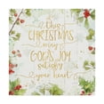 thumbnail image 1 of Trademark Fine Art 'Christmas Sentiments III Gold on Wood' Canvas Art by Katie Pertiet, 1 of 3