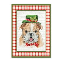 Trademark Fine Art 'Christmas Song Dogs 3' Canvas Art by Jean Plout