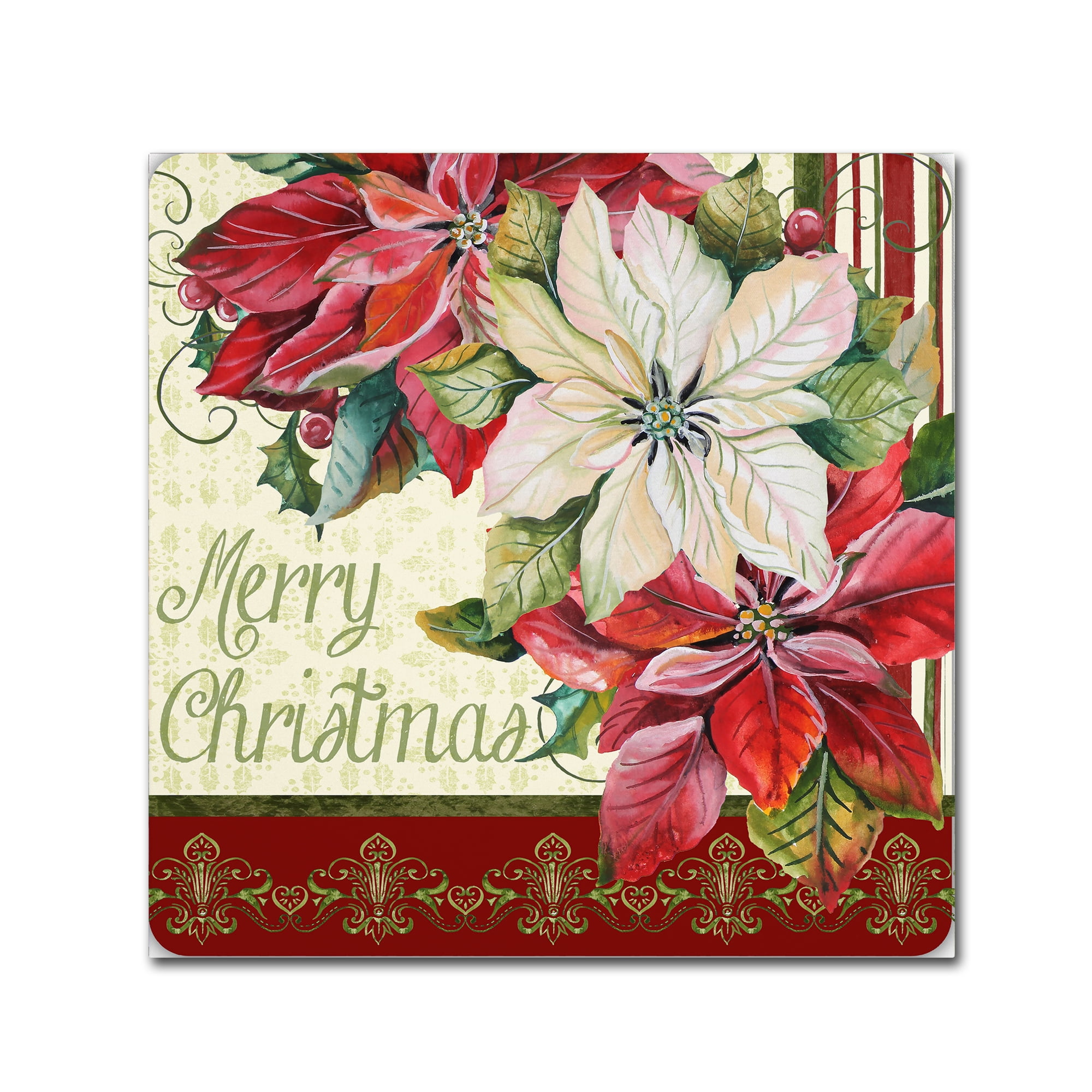 Trademark Fine Art 'Christmas Time' Canvas Art by Jean Plout