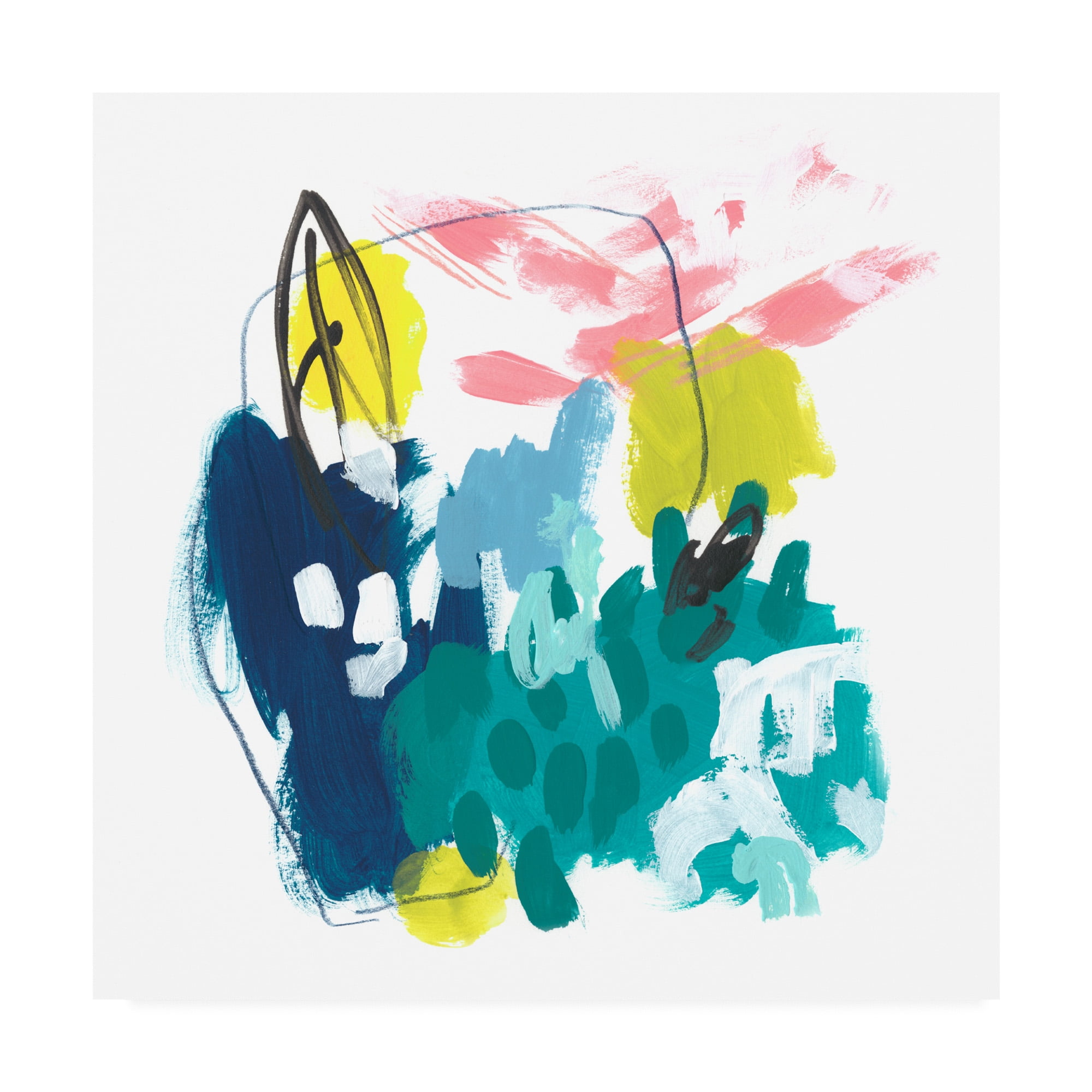 Trademark Fine Art 'Chromatic Sketch I' Canvas Art by June Erica Vess