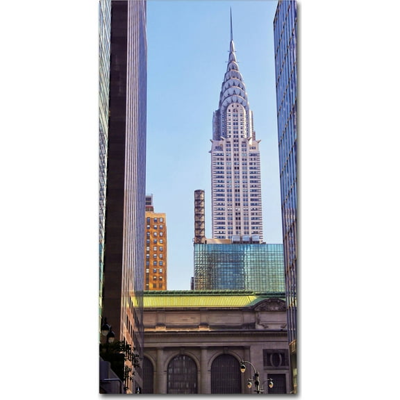 Trademark Fine Art "Chrysler Building" Canvas Art by CATeyes