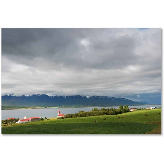 Trademark Fine Art 'Church Bells Blues' Canvas Art by Philippe Sainte-Laudy