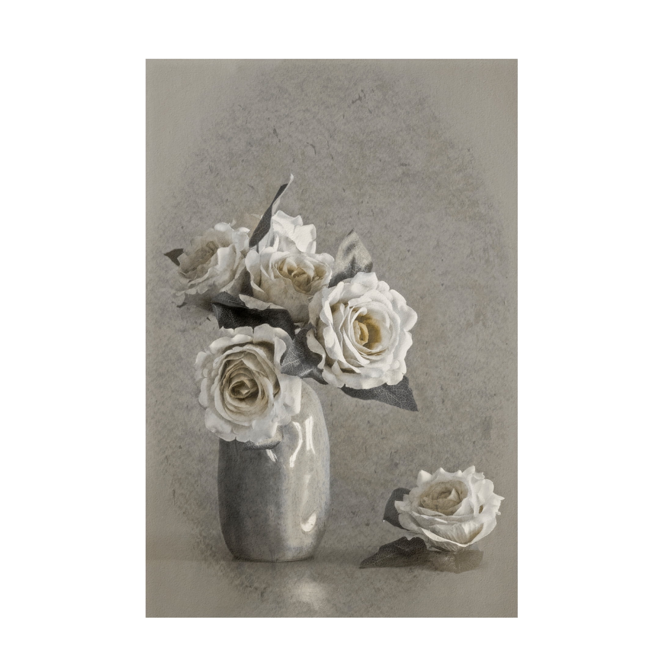 Trademark Fine Art Cicek Kiral Faded Lines Canvas Wall Art