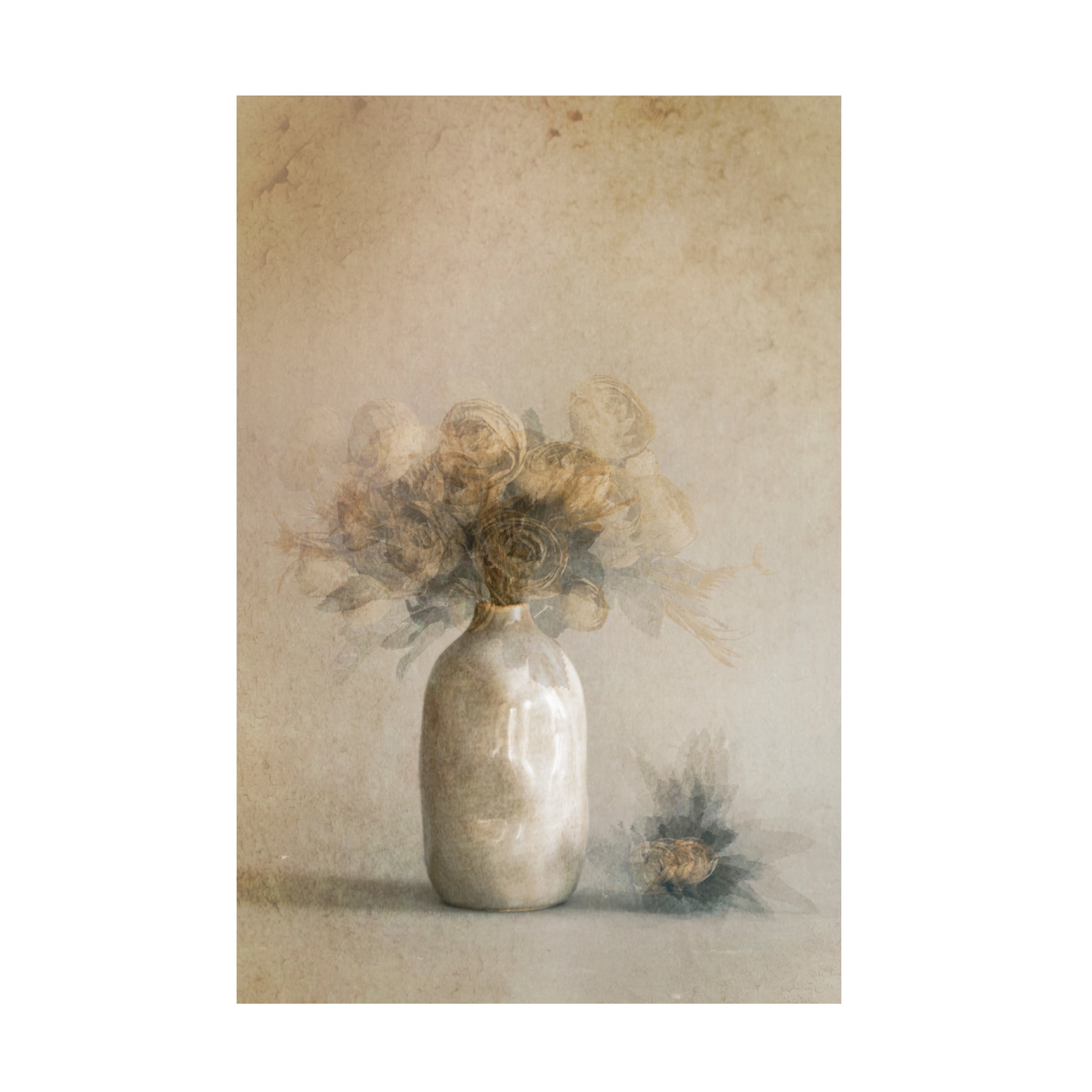 Trademark Fine Art Cicek Kiral Fallen Leaves Canvas Wall Art