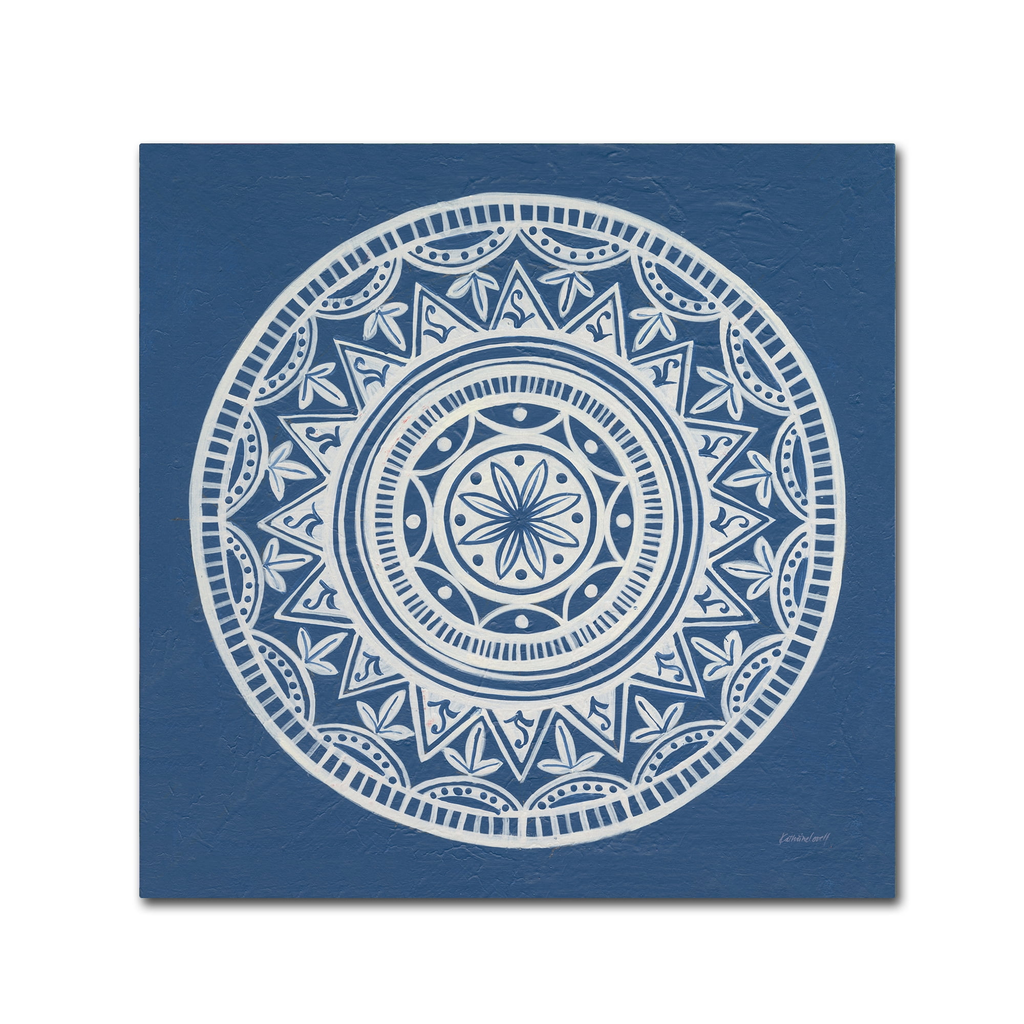Trademark Fine Art 'Circle Designs IV' Canvas Art by Kathrine Lovell