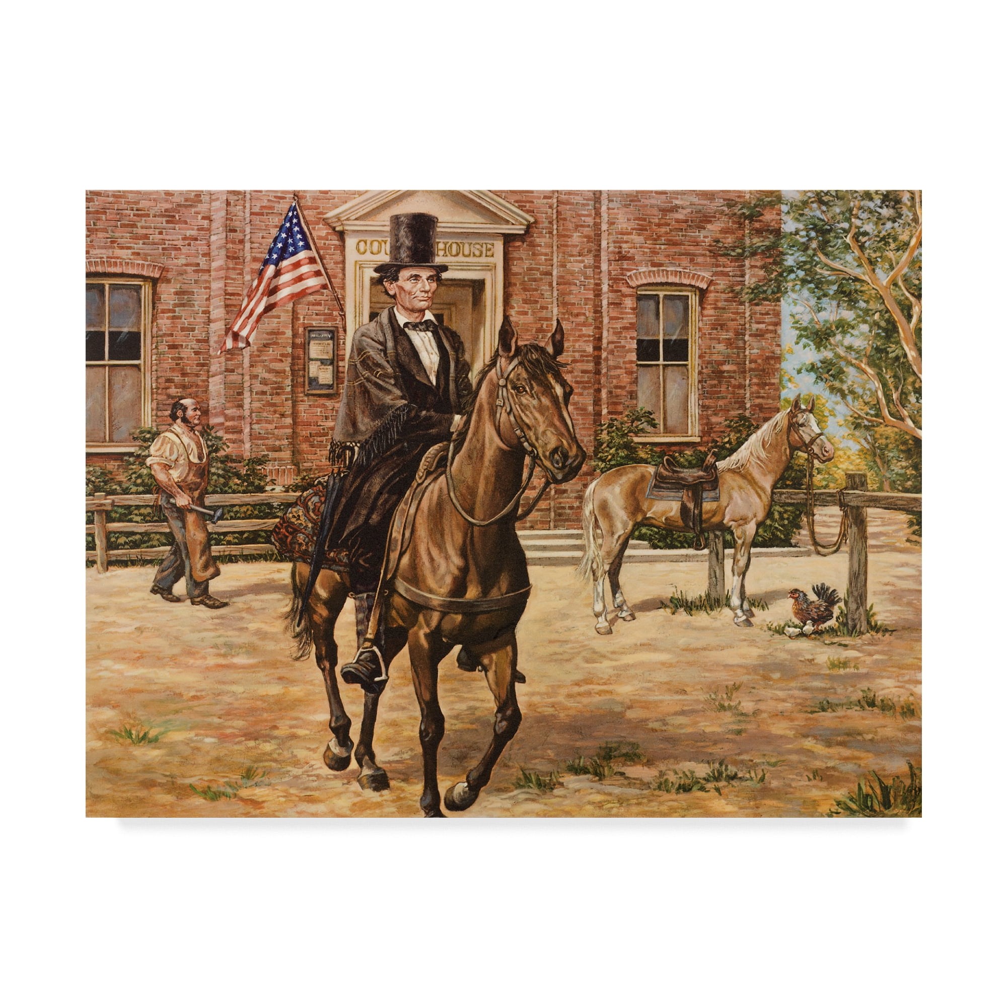 Trademark Fine Art 'Circuit Lawyer' Canvas Art by Lee Dubin