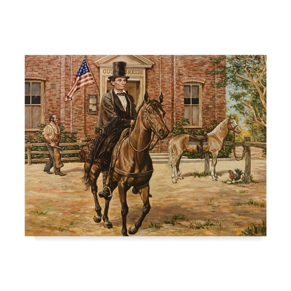 Trademark Fine Art 'Circuit Lawyer' Canvas Art by Lee Dubin