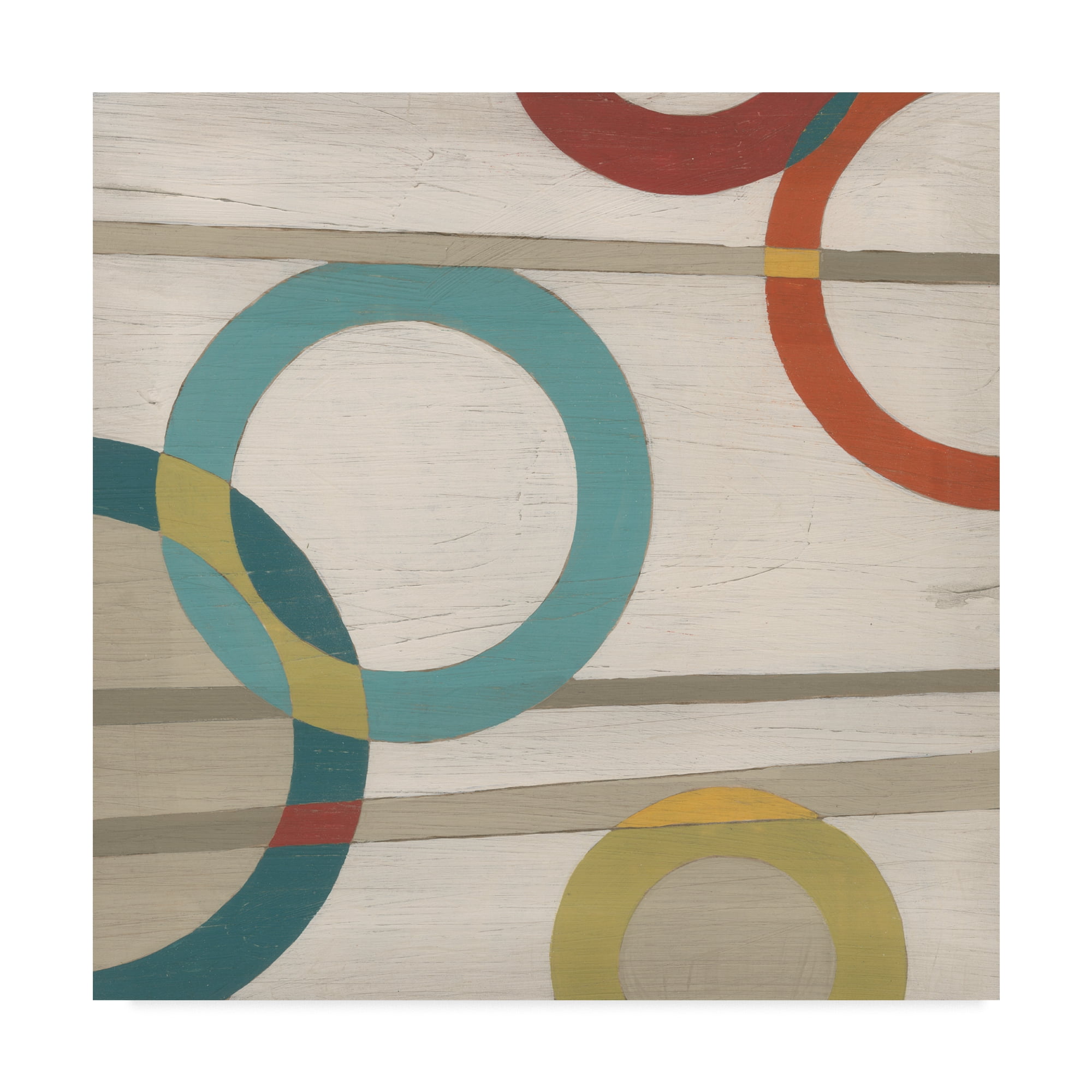 Trademark Fine Art 'Circular Logic II' Canvas Art by June Erica Vess