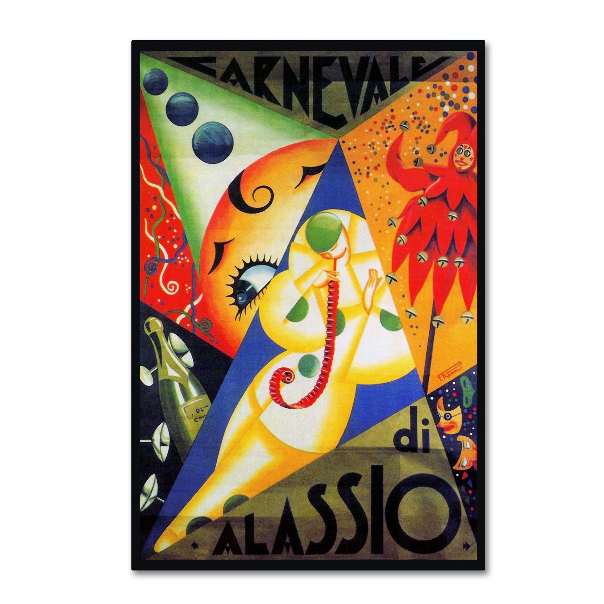 Trademark Fine Art 'Circus 11' Canvas Art by Vintage Lavoie