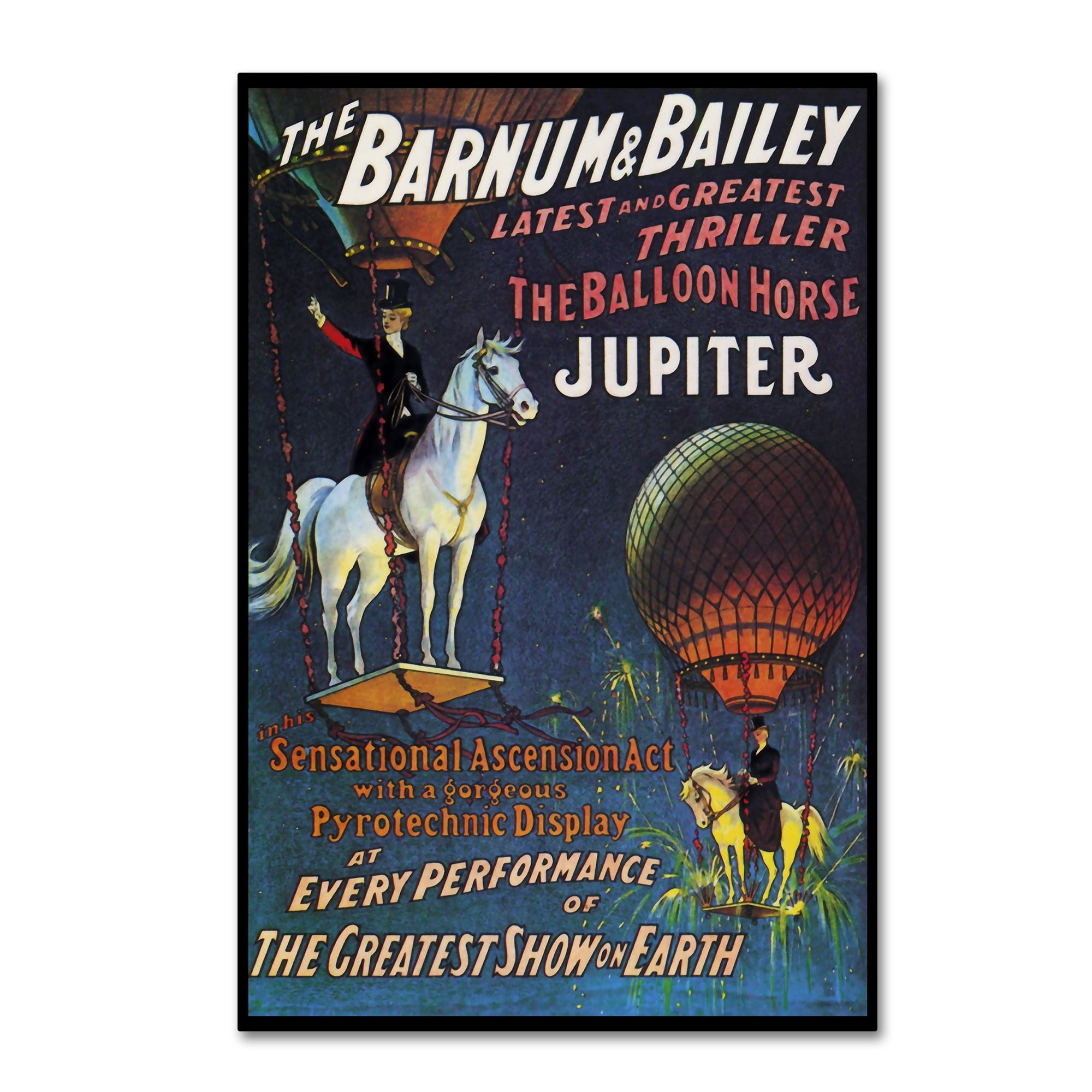 Trademark Fine Art 'Circus 14' Canvas Art by Vintage Lavoie