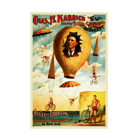 Trademark Fine Art 'Circus 1882' Canvas Art by Vintage Lavoie