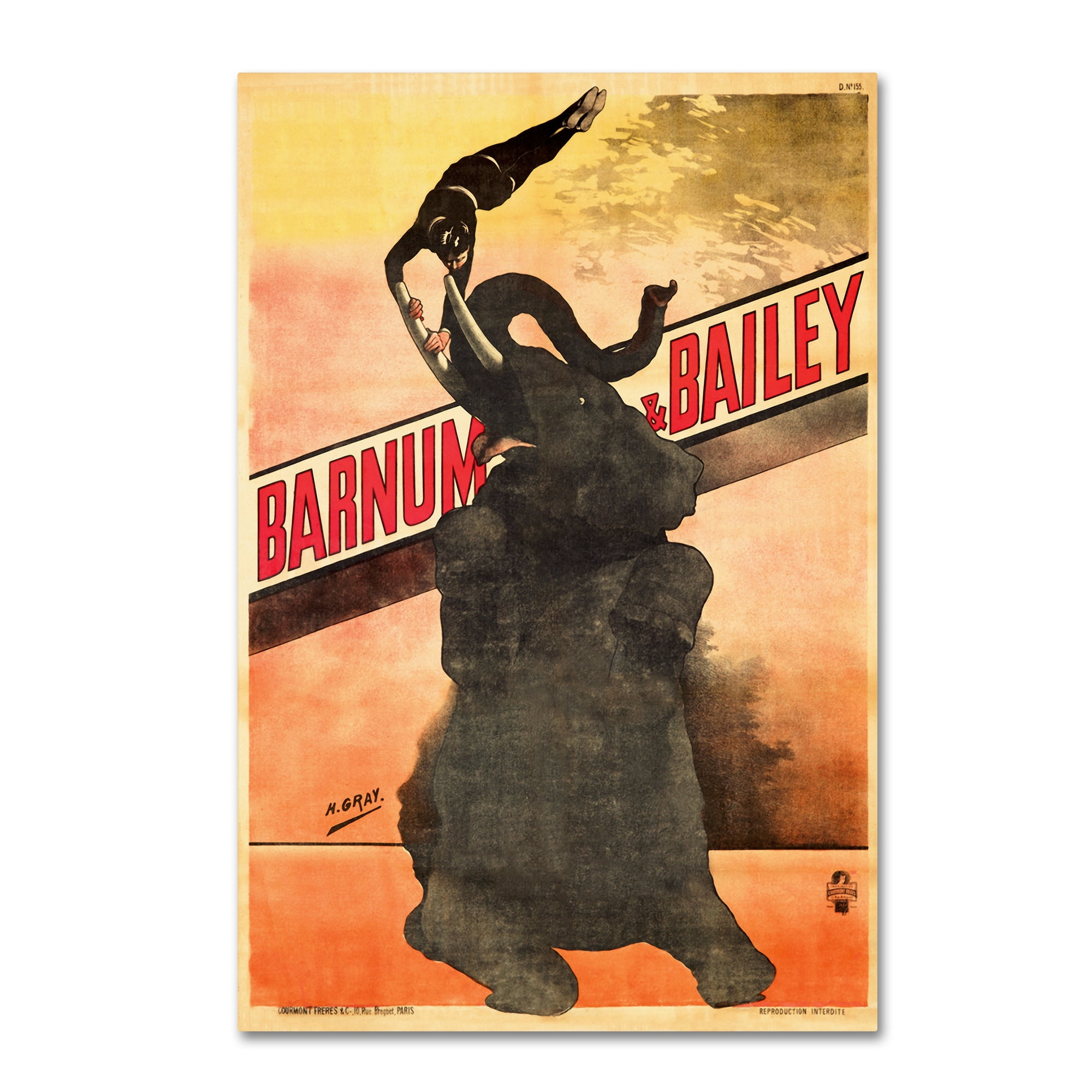Trademark Fine Art 'Circus 192' Canvas Art by Vintage Lavoie