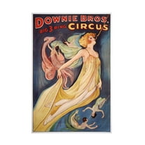 Trademark Fine Art 'Circus 2' Canvas Art by Vintage Lavoie