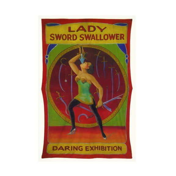 Trademark Fine Art 'Circus 21' Canvas Art by Vintage Lavoie