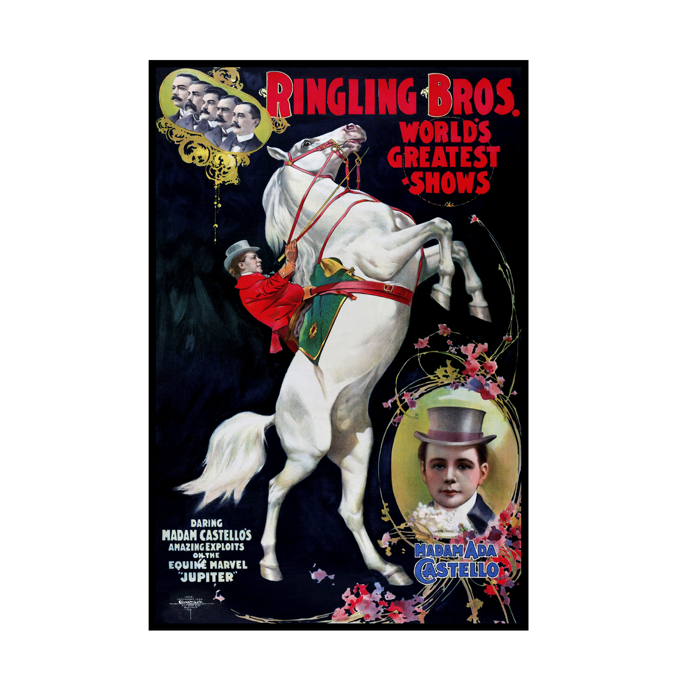 Trademark Fine Art 'Circus 5' Canvas Art by Vintage Lavoie