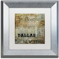 thumbnail image 1 of Trademark Fine Art "Cities of the World I" Canvas Art by Color Bakery White Matte, Silver Frame, 1 of 1