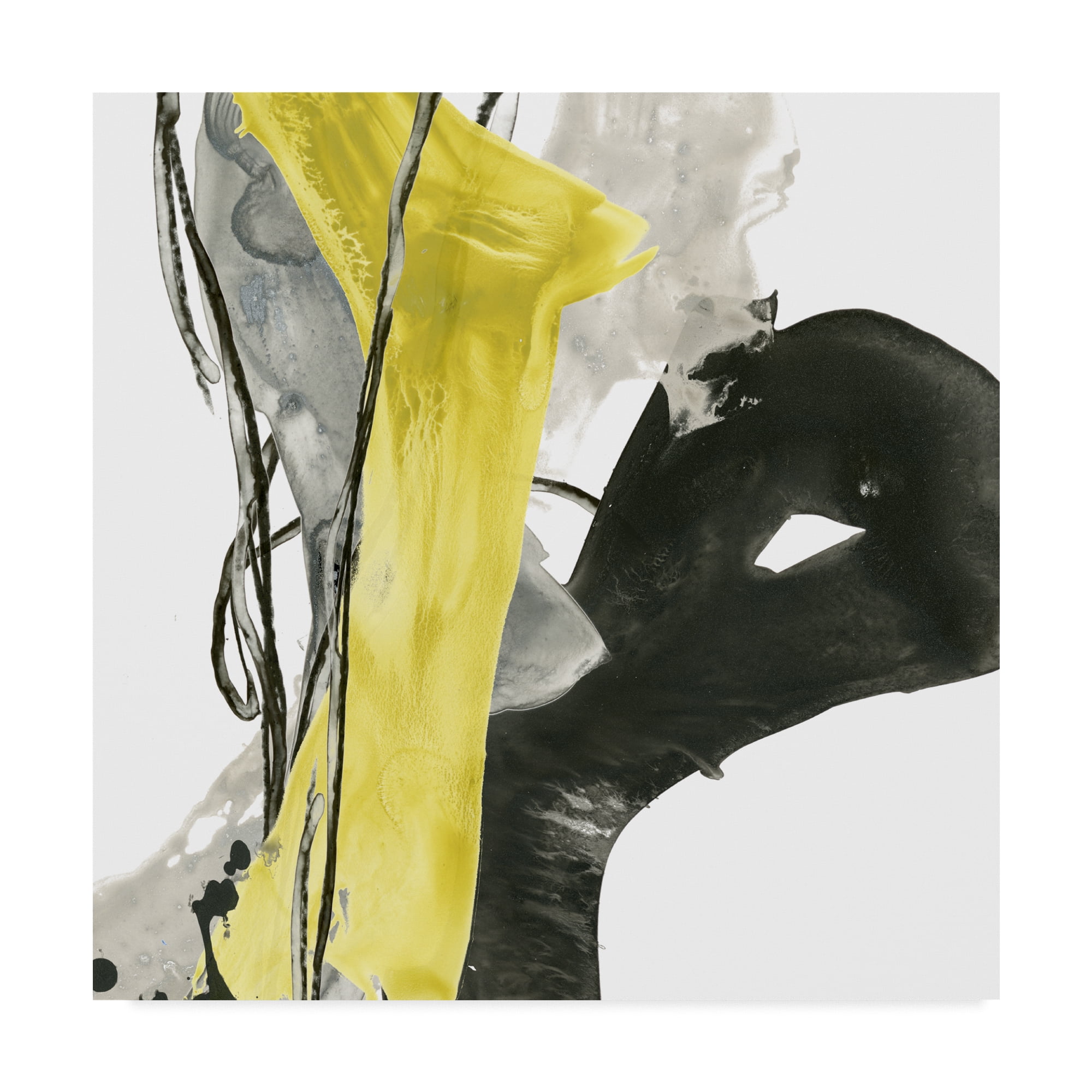 Trademark Fine Art 'Citron Flux I' Canvas Art by June Erica Vess