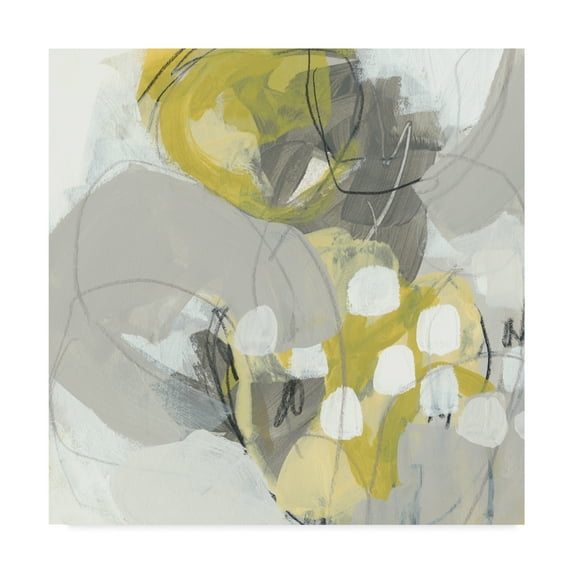 Trademark Fine Art 'Citron Mist II' Canvas Art by June Erica Vess