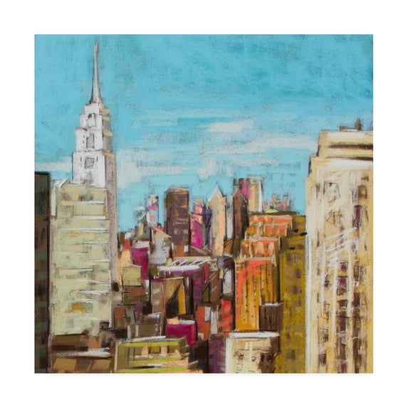 Trademark Fine Art 'City Color I' Canvas Art by Jennifer Gardner