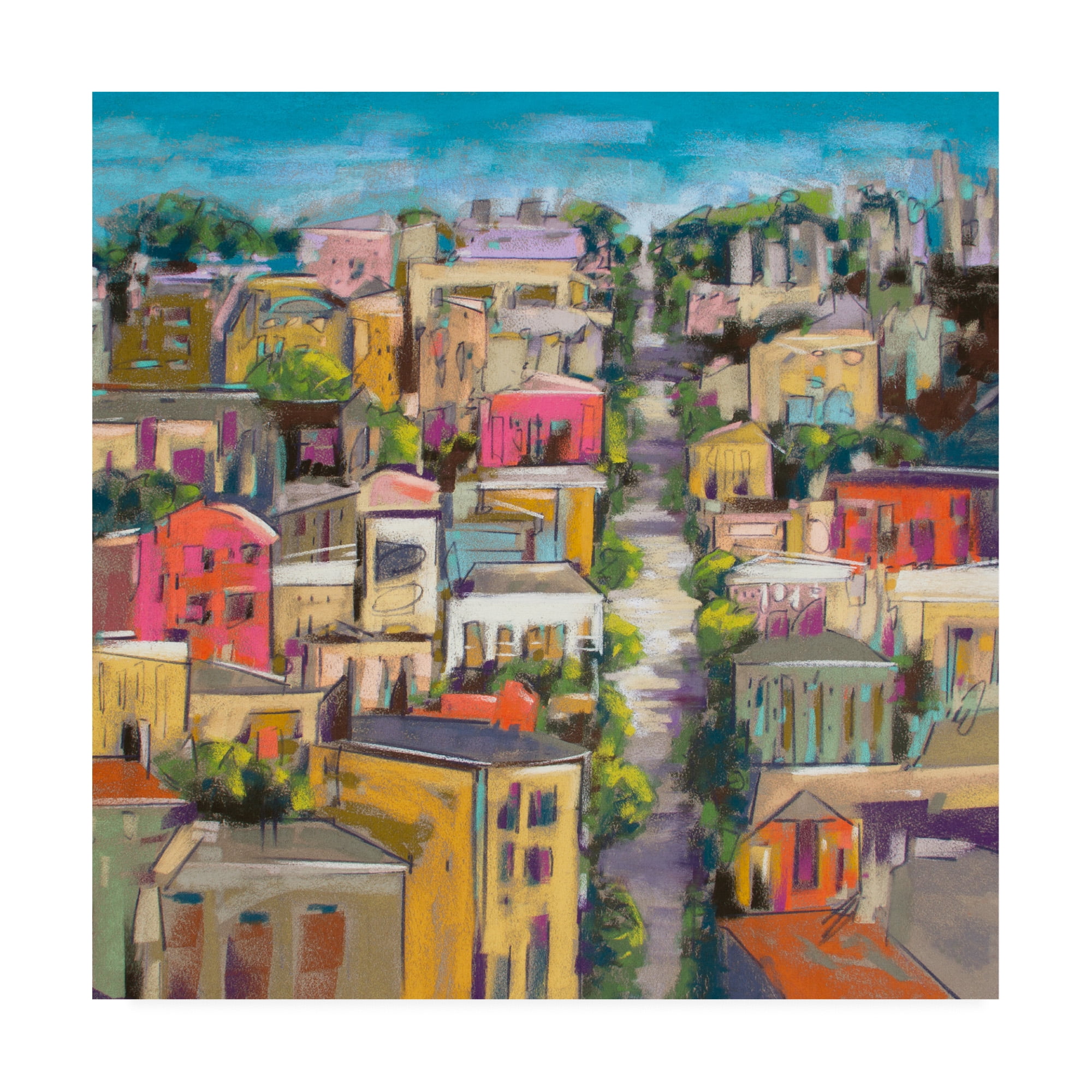 Trademark Fine Art 'City Color II' Canvas Art by Jennifer Gardner