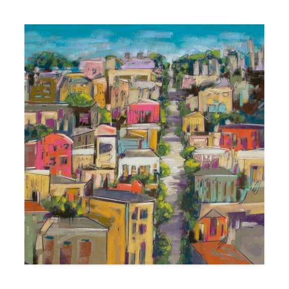 Trademark Fine Art 'City Color II' Canvas Art by Jennifer Gardner