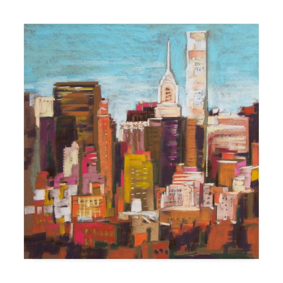 Trademark Fine Art 'City Color III' Canvas Art by Jennifer Gardner