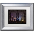 thumbnail image 1 of Trademark Fine Art "City Light I" Canvas Art by Philippe Hugonnard, White Matte, Silver Frame, 1 of 4