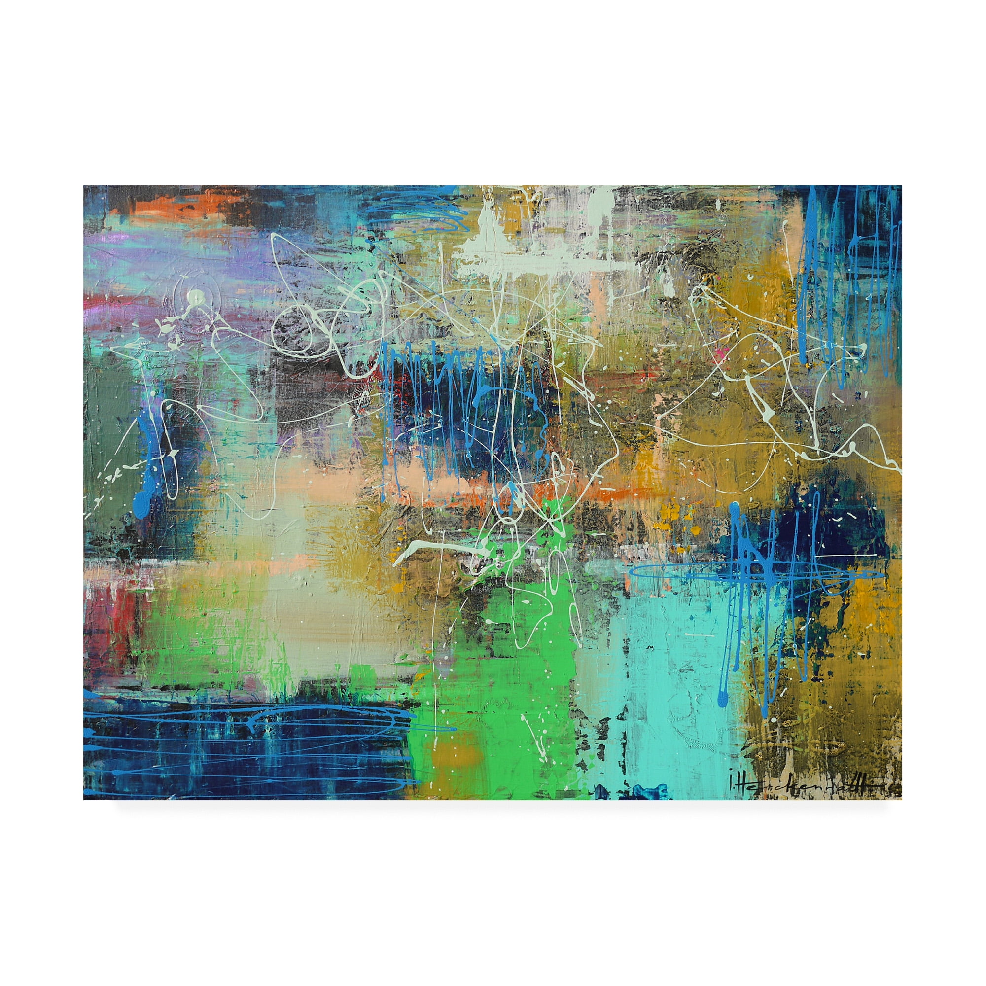 Trademark Fine Art 'City Reflection' Canvas Art by Ingeborg Herckenrat