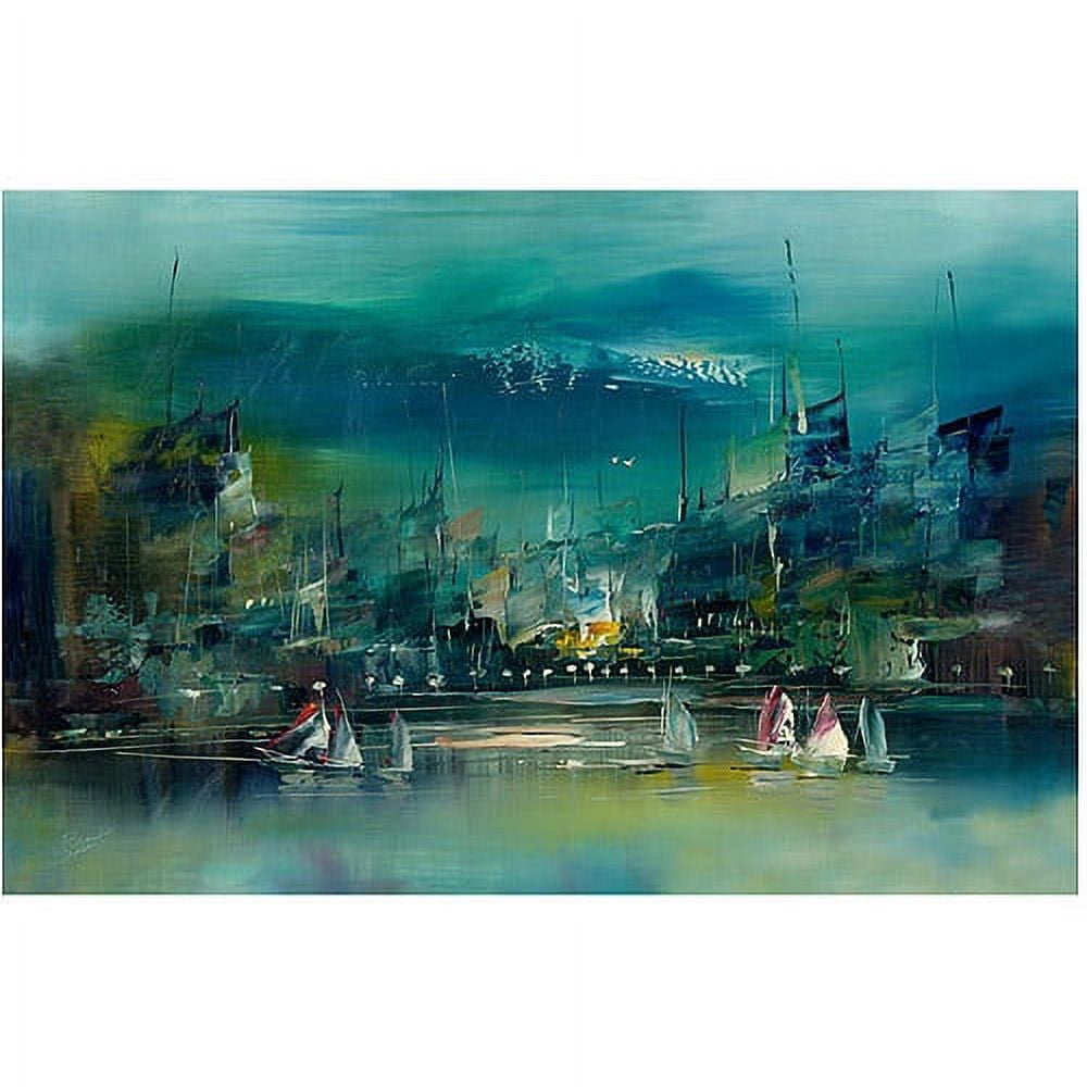 Trademark Fine Art "City Reflections II" Canvas Wall Art by Rio