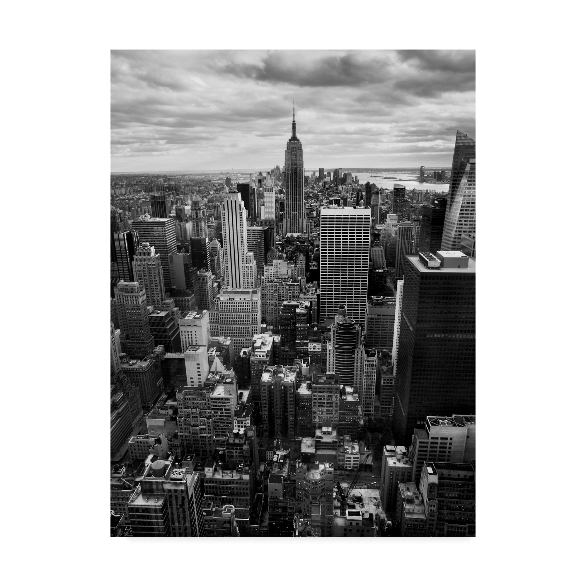 Trademark Fine Art Cityscape Canvas Art ' Nyc Downtown ' by Nina Papiorek