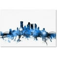 thumbnail image 1 of Trademark Fine Art Cityscapes Canvas Art ' Pittsburgh Pennsylvania Skyline II ' by Michael Tompsett, 1 of 3