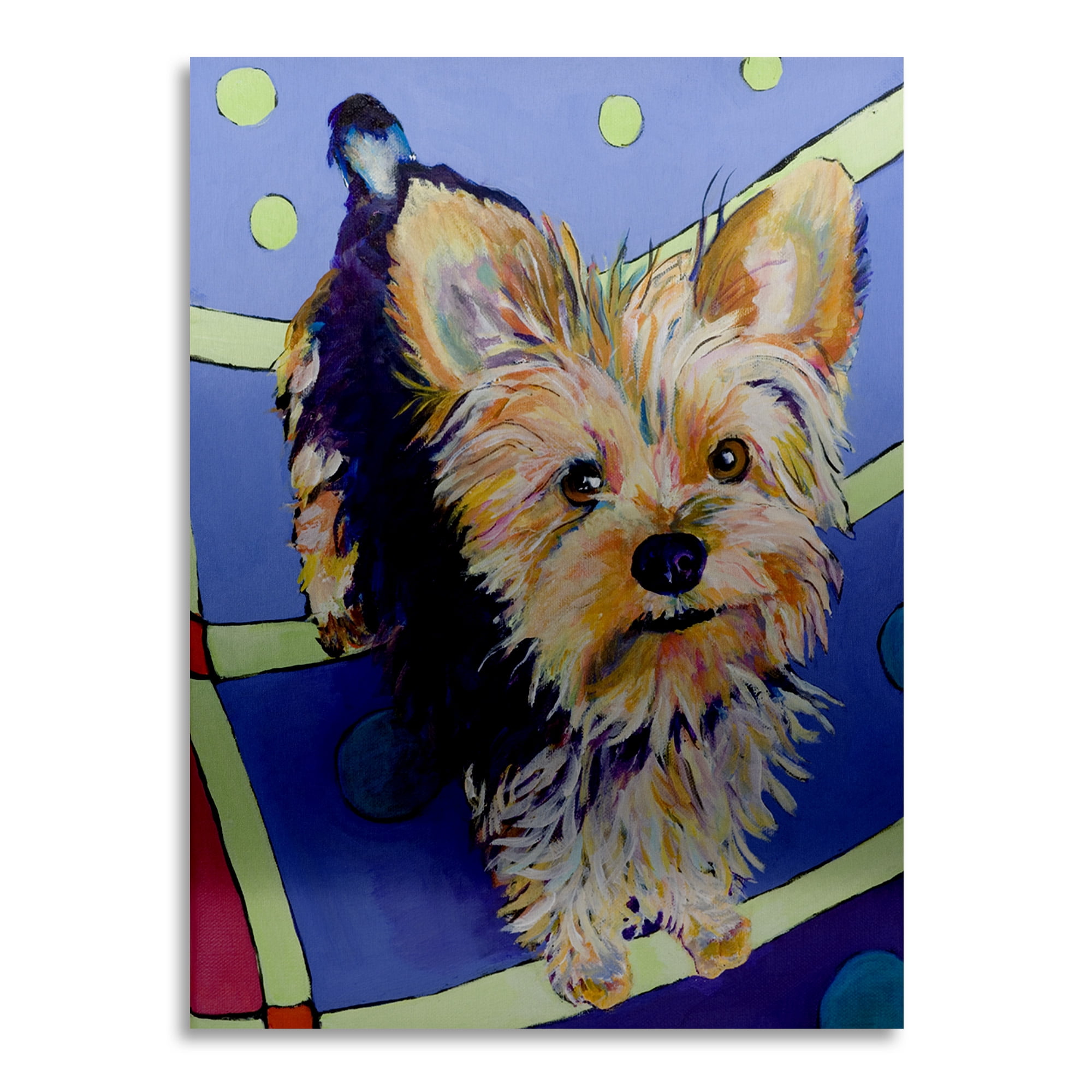 Trademark Fine Art 'Claire' Brushed Aluminum Wall Art Art by Pat Saunders-White
