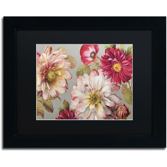 Trademark Fine Art "Classically beautiful I" Canvas Art by Lisa Audit, Black Matte, Black Frame