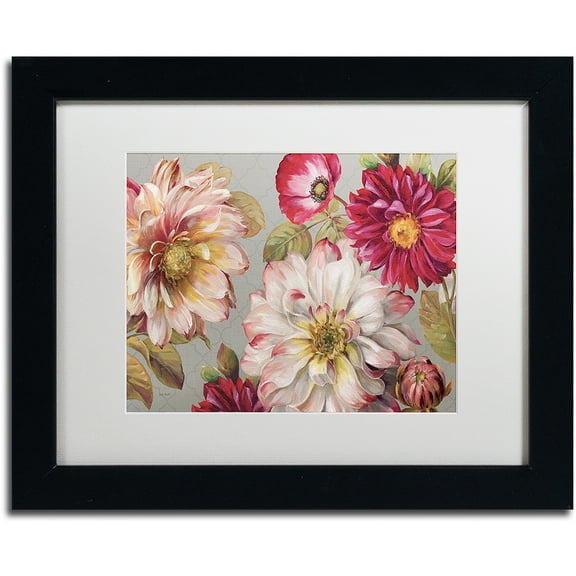 Trademark Fine Art "Classically beautiful I" Canvas Art by Lisa Audit, White Matte, Black Frame