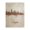 thumbnail image 1 of Trademark Fine Art 'Cleveland Ohio Rust Skyline' Canvas Art by Michael Tompsett, 1 of 3