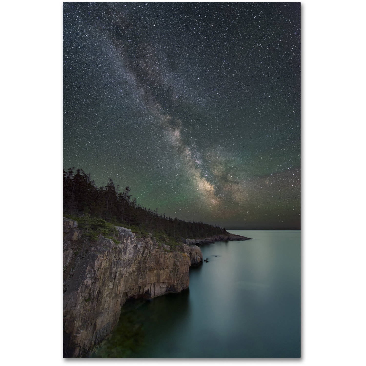 Trademark Fine Art 'Cliff Point' Canvas Art by Michael Blanchette Photography
