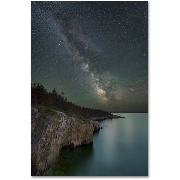 Trademark Fine Art 'Cliff Point' Canvas Art by Michael Blanchette Photography