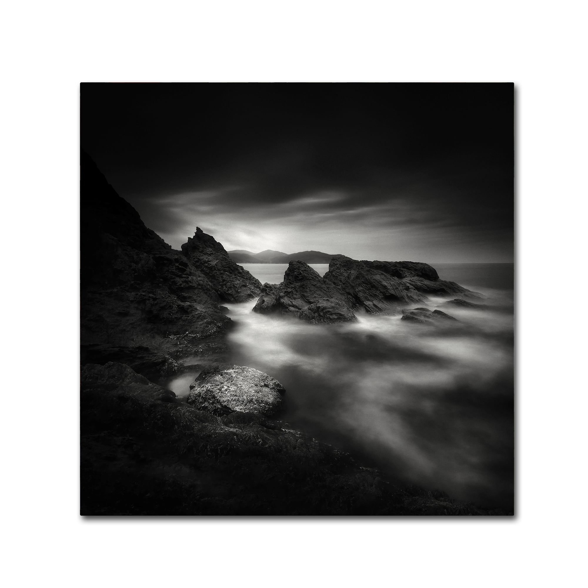 Trademark Fine Art 'Cliffs And Clouds' Canvas Art by Yucel Basoglu