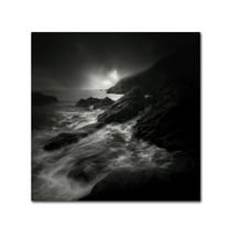 Trademark Fine Art 'Cliffs At Night' Canvas Art by Yucel Basoglu