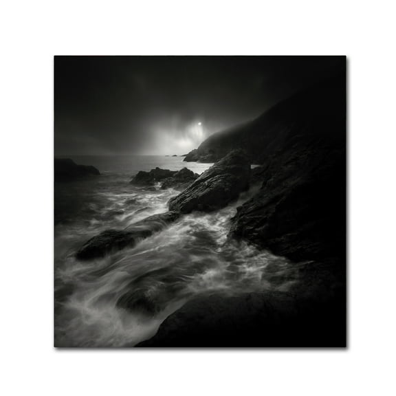 Trademark Fine Art 'Cliffs At Night' Canvas Art by Yucel Basoglu