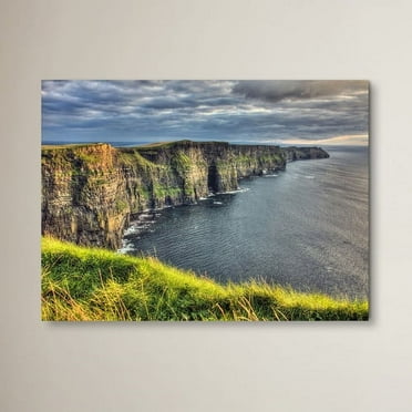 Trademark Fine Art "Cliffs of Moher Ireland" Canvas Art by Pierre Leclerc