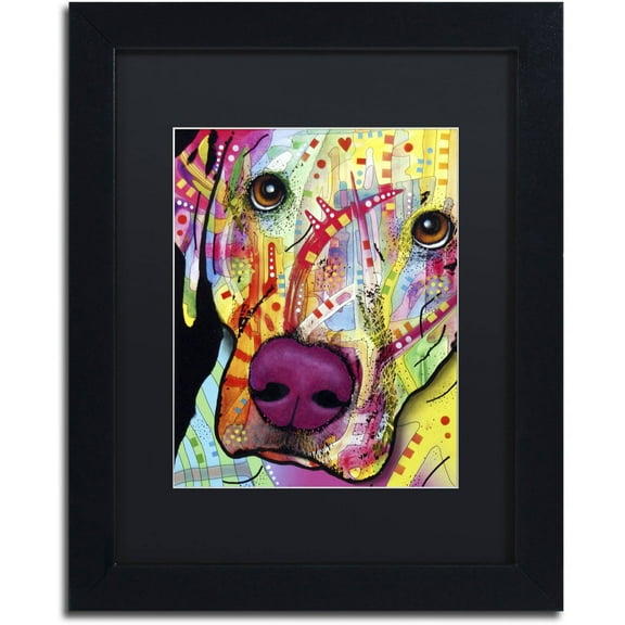 Trademark Fine Art 'Close Up Lab' Canvas Art by Dean Russo, Black Matte, Black Frame