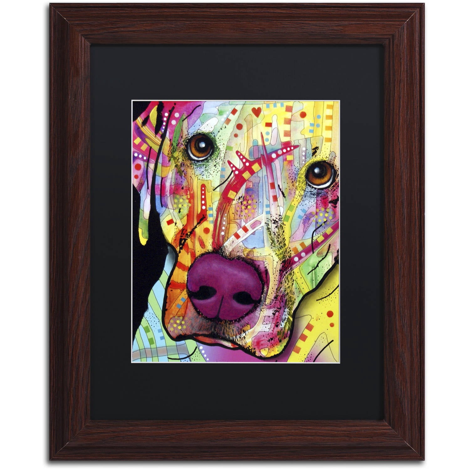 Trademark Fine Art 'Close Up Lab' Canvas Art by Dean Russo, Black Matte, Wood Frame