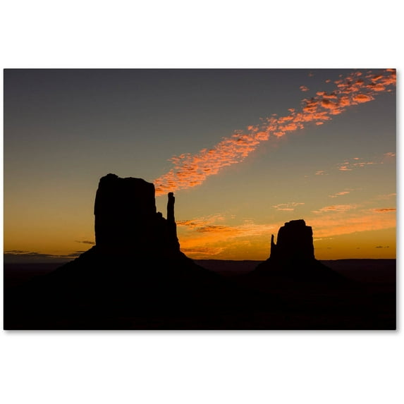 Trademark Fine Art "Cloud Shaft" Canvas Art by Michael Blanchette Photography
