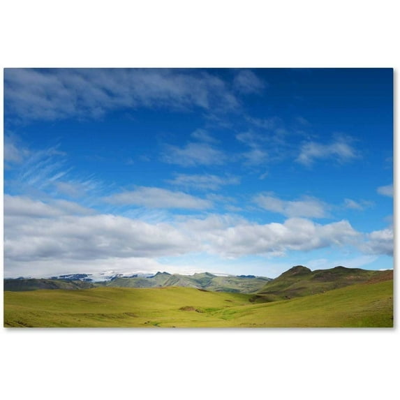 Trademark Fine Art 'Clouds Over Glacier' Canvas Art by Philippe Sainte-Laudy
