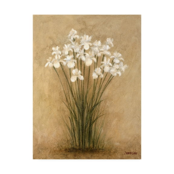 Trademark Fine Art 'Clump of Irises' Canvas Art by Debra Lake