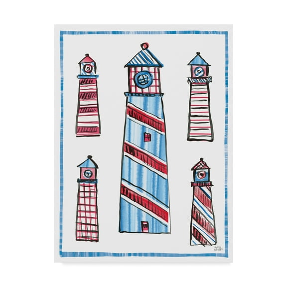 Trademark Fine Art 'Coastal Americana II' Canvas Art by Melissa Averinos