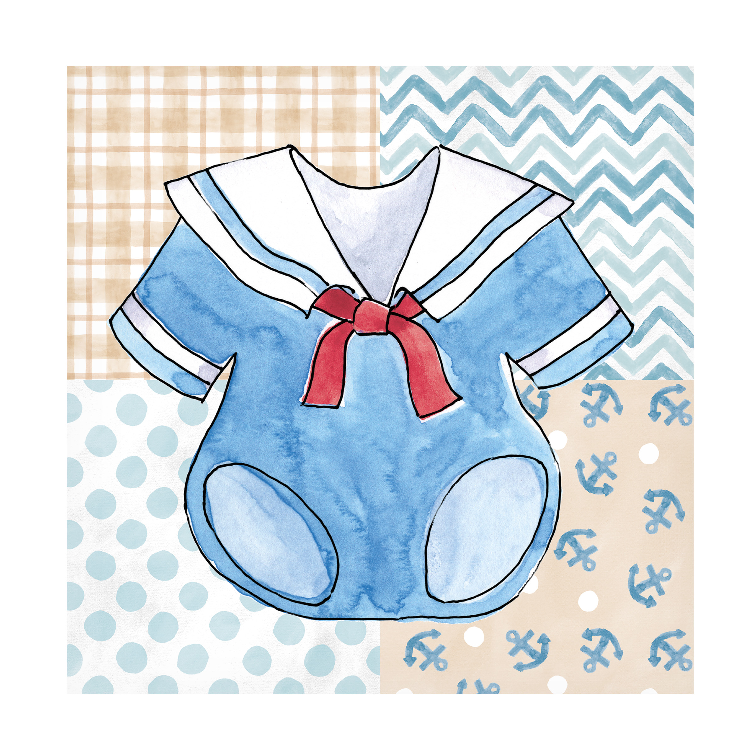 Trademark Fine Art "Coastal Baby II" Canvas Art by Beth Grove