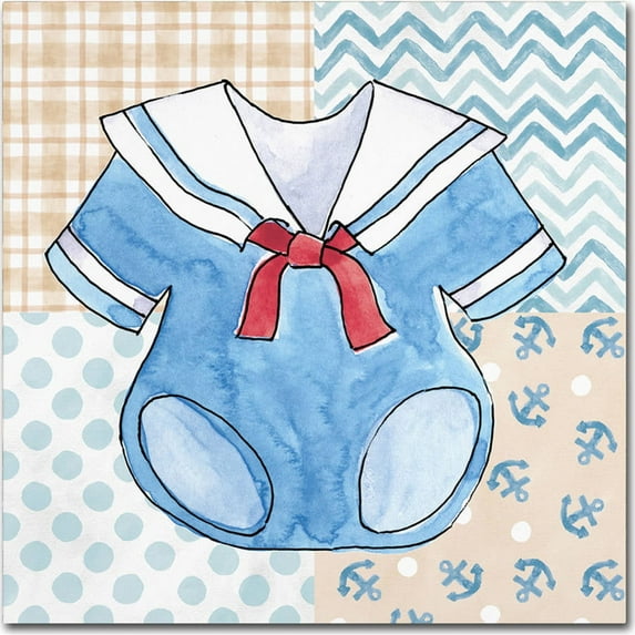 Trademark Fine Art "Coastal Baby II" Canvas Art by Beth Grove