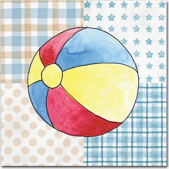 Trademark Fine Art Beth Grove Coastal Baby IV Canvas Wall Art - 14x14